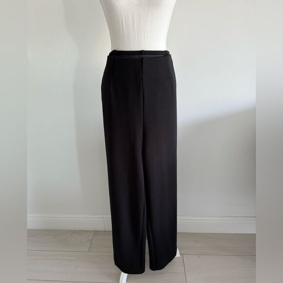 Knit high rise wide leg pant size 18 black - Picture 1 of 3